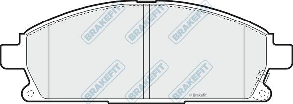 APEC BRAKING Bremžu uzliku kompl., Disku bremzes PD3186